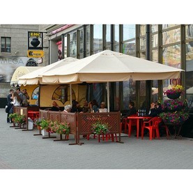 Зонт торговый для кафе и отдыха 3,5х2,5м (комплект)